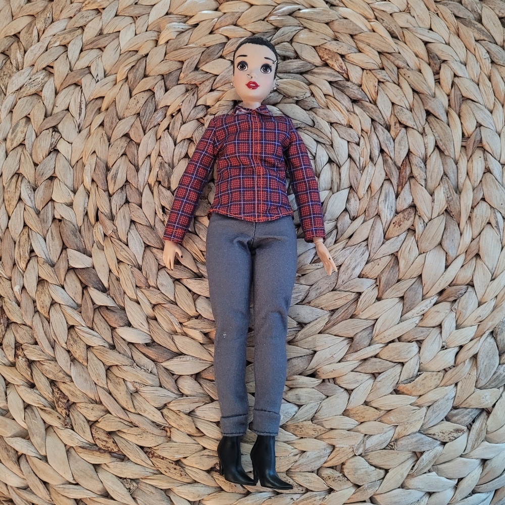 OOAK PRIDE Curvy Doll with Short Hair and Piercings - Picture 3 of 9